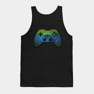 Gamer Christmas Tree Abstract Tank Top